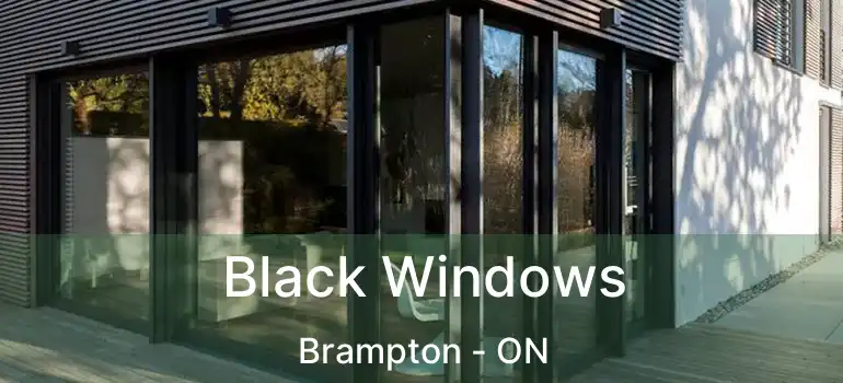  Black Windows Brampton - ON