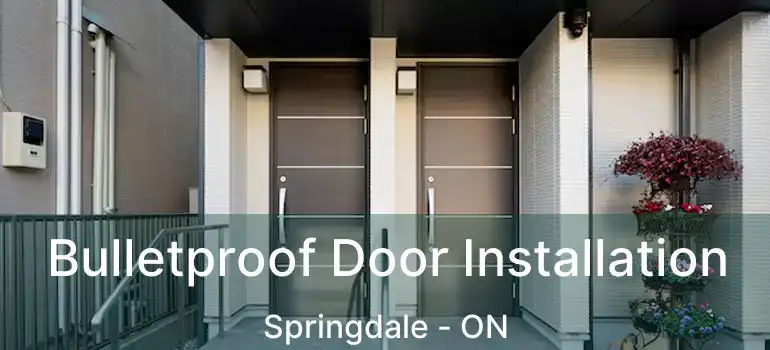  Bulletproof Door Installation Springdale - ON