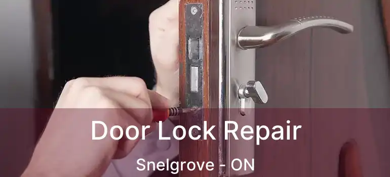  Door Lock Repair Snelgrove - ON
