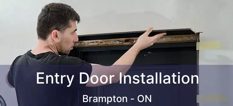  Entry Door Installation Brampton - ON