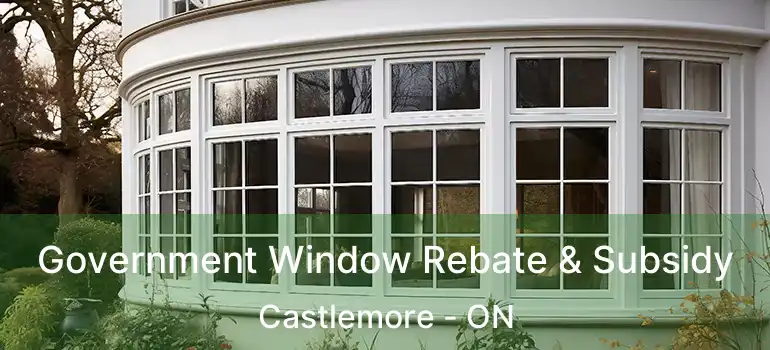  Government Window Rebate & Subsidy Castlemore - ON