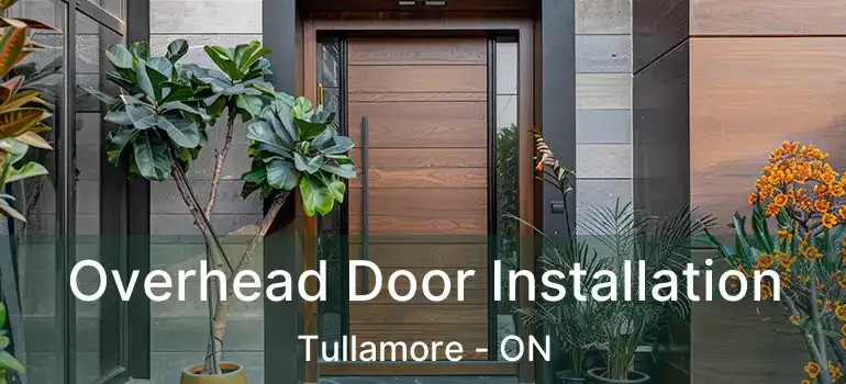  Overhead Door Installation Tullamore - ON