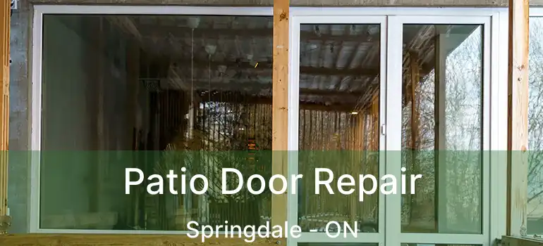  Patio Door Repair Springdale - ON